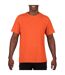 Gildan Mens Core Performance Sports Short Sleeve T-Shirt (Orange)