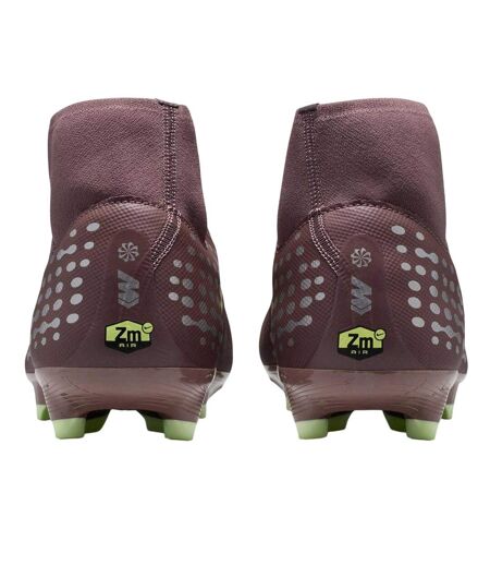Mens Mercurial Superfly 10 Academy Firm Ground Football Boots Plum Pink Silver Pink Nike