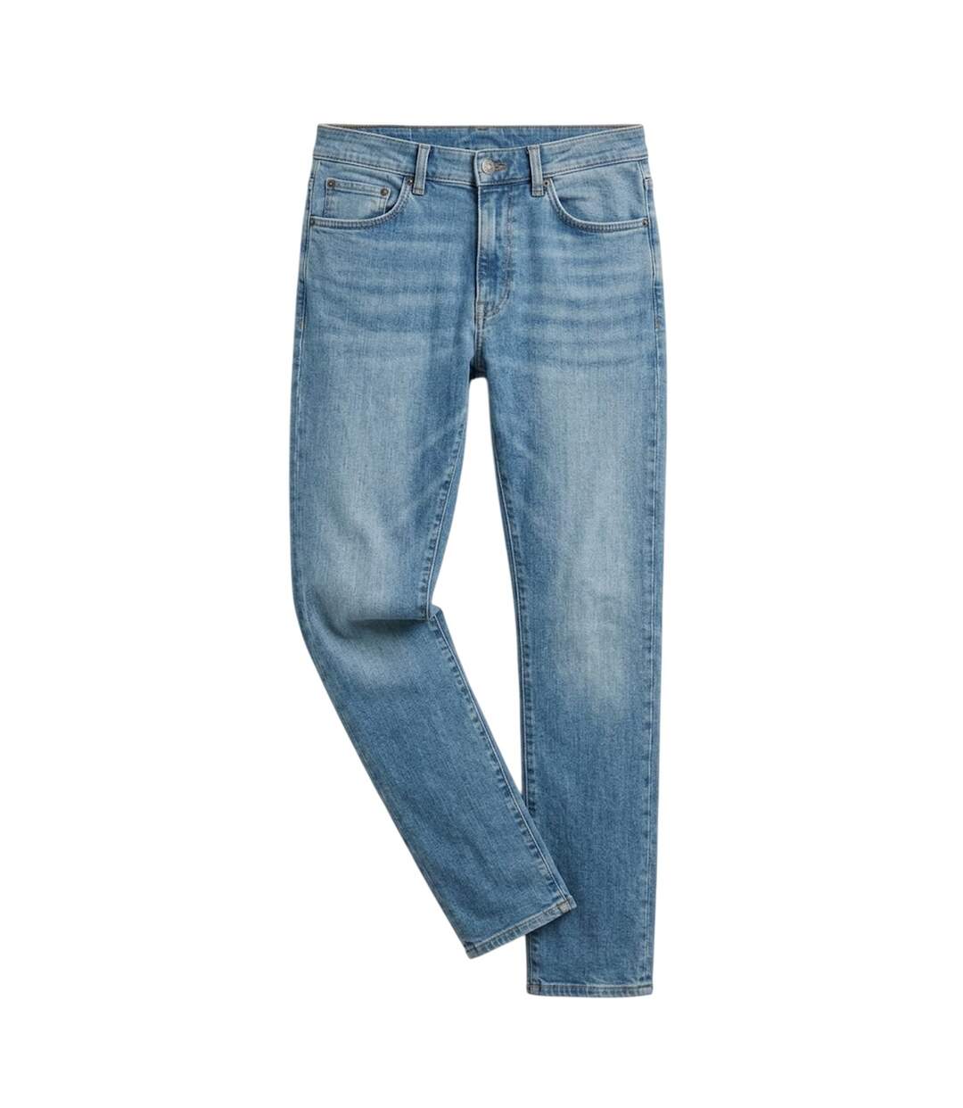 Mens Denim Slim Jeans Blue Gant-2