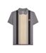 Polo Motif/style Rayure Fil Teint Classic Adulte Gris Lambretta-1