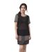 Jupe Noire Courte Femme - Style élégant et Confortable - Fermeture éclair et Poches Pratiques-1