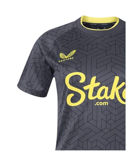 Mens 2024 2025 Everton Fc Away Jersey Ebony Castore
