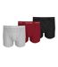 3xBoxers gris/rouge/noir homme calvin klein jeans trunk - l-1