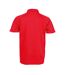 Spiro Unisex Adults Impact Performance Aircool Polo Shirt (Red)
