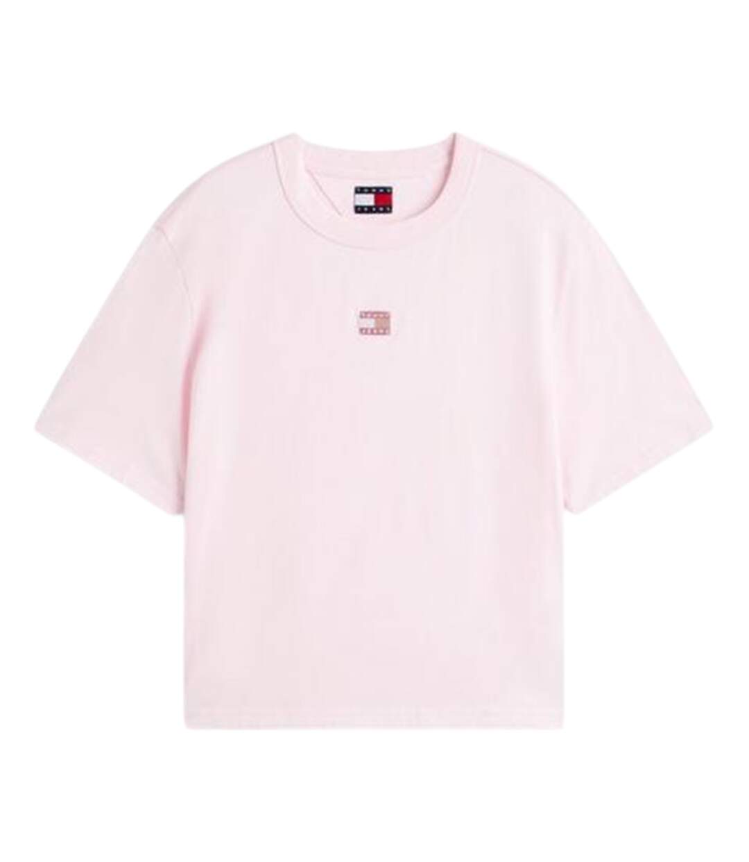 T-shirt Motif/style Logo Brodé Femme Rose Clair Tommy Jeans-2