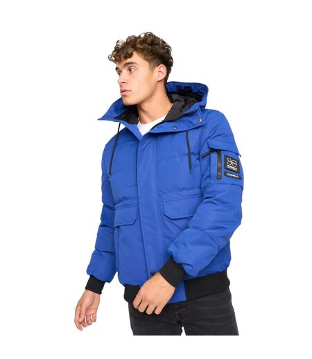 Mens milwaka bomber jacket blue Crosshatch