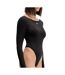 Body noir femme tommy hilfiger silver-1