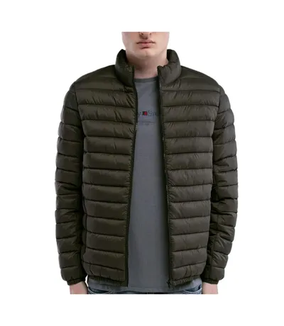 Doudoune kaki foncé homme teddy smith blight