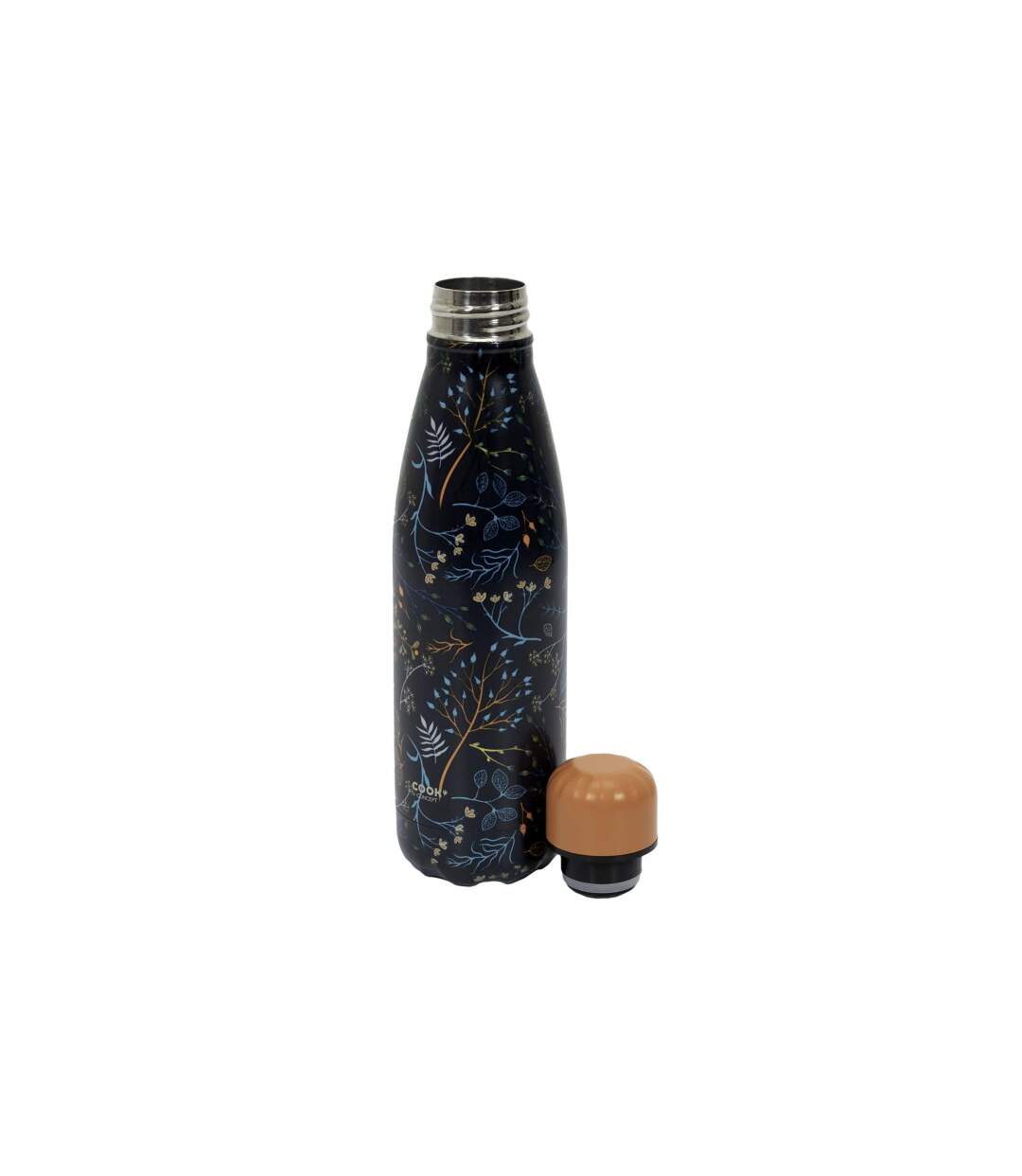 Bouteille Isotherme Fleurie 50cl Bleu & Jaune-2