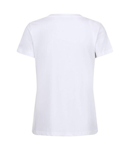 T-shirt filandra femme blanc Regatta