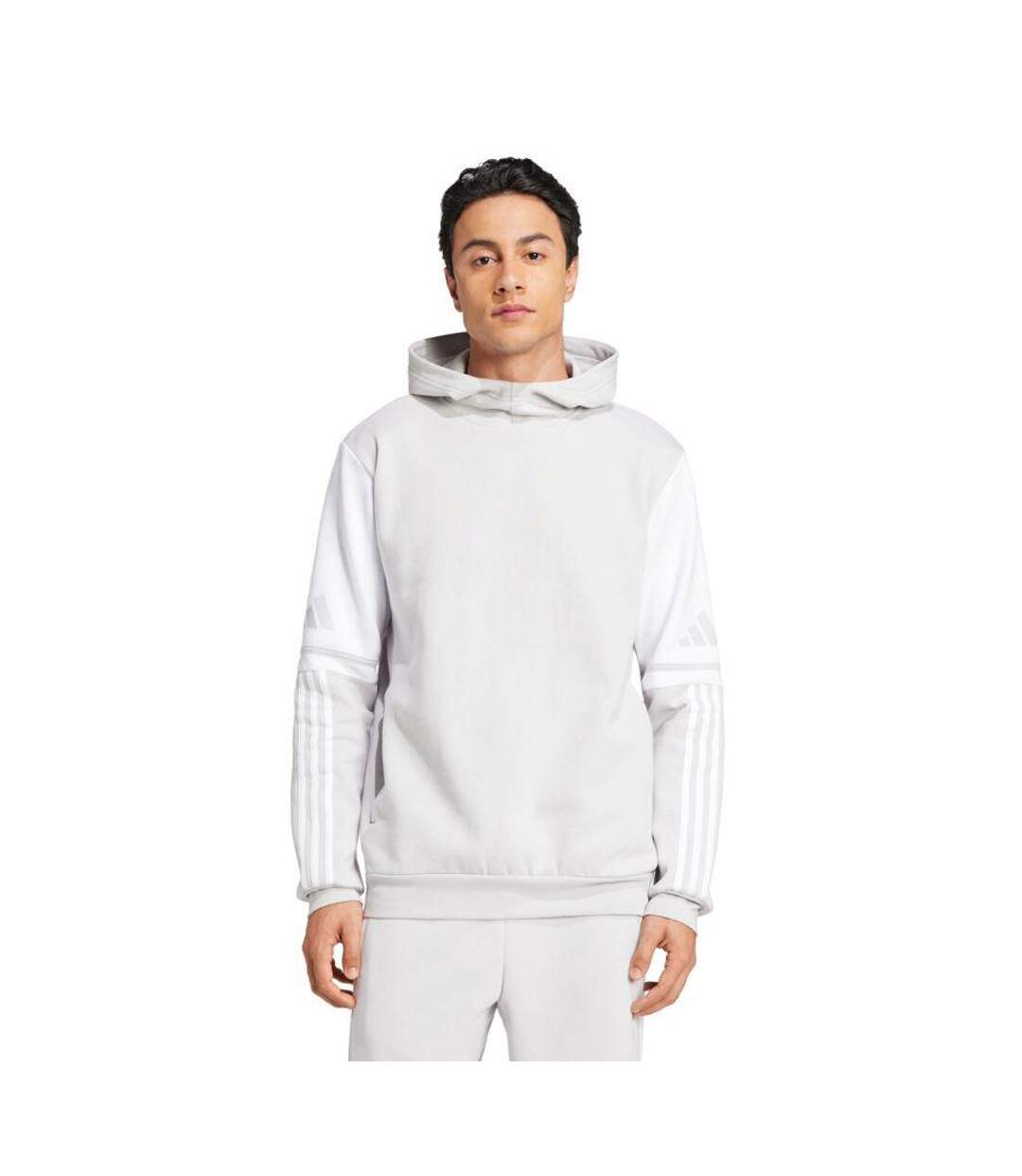 Sweat À Capuche Squadra Homme Gris Adidas-1