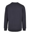 Build Your Brand Mens Basic Crew Neck Sweatshirt (Navy) - UTRW8035