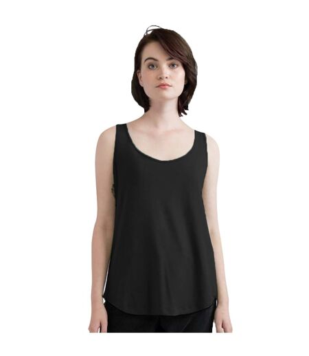 Mantis Womens/Ladies Loose Fit Sleeveless Vest Top (Black) - UTBC2695