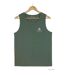 Débardeur homme Challenger SINCERE vert kaki — Confort pur coton jersey peigné-2