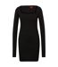 Robe Décontractée Kordella Femme Noir Hugo-2