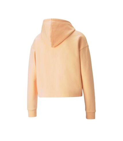 Sweat à Capuche Corail Femme Puma Cropped Metallic - L