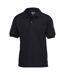 Dryblend polo enfant unisexe noir Gildan-1