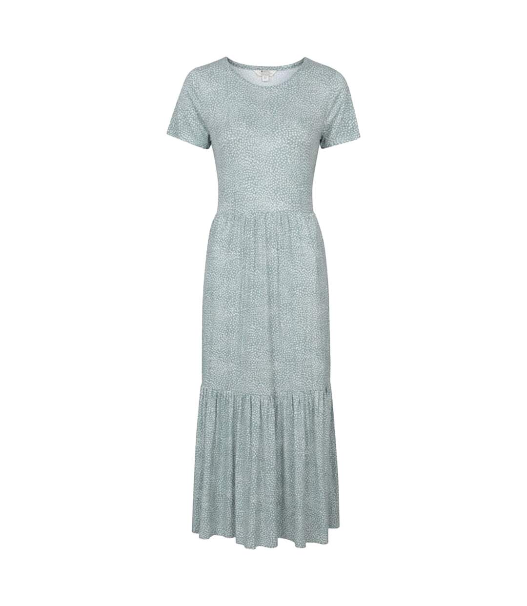 Womens/ladies Sardinia Dotted Tiered Dress Green Mountain Warehouse-1