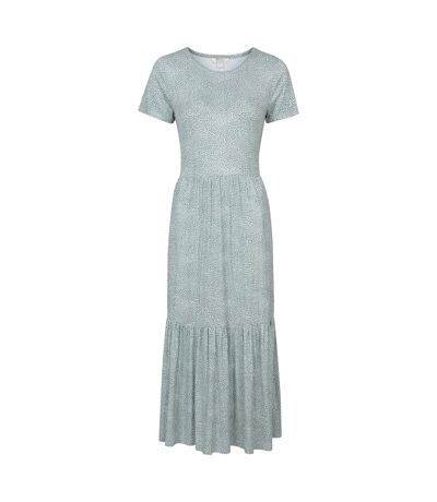 Womens/ladies Sardinia Dotted Tiered Dress Green Mountain Warehouse