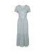 Womens/ladies Sardinia Dotted Tiered Dress Green Mountain Warehouse-1