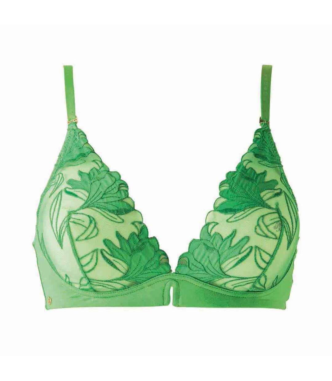 Soutien-gorge souple vert Capucine