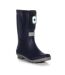 Regatta - Bottes de pluie FAIRWEATHER SHINE BRITE - Enfant (Bleu marine / Gris orage) - UTRG8473-1