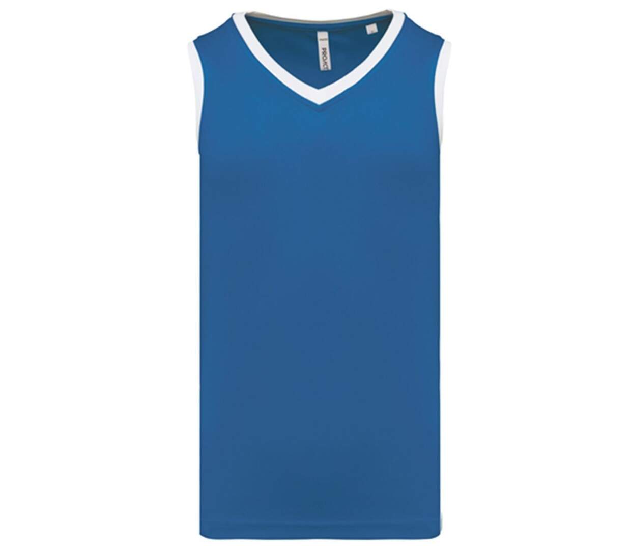 Maillot de basket - Homme - PA4050 - bleu roi et blanc-1