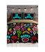 Be happy neon duvet cover set multicoloured Rapport-1