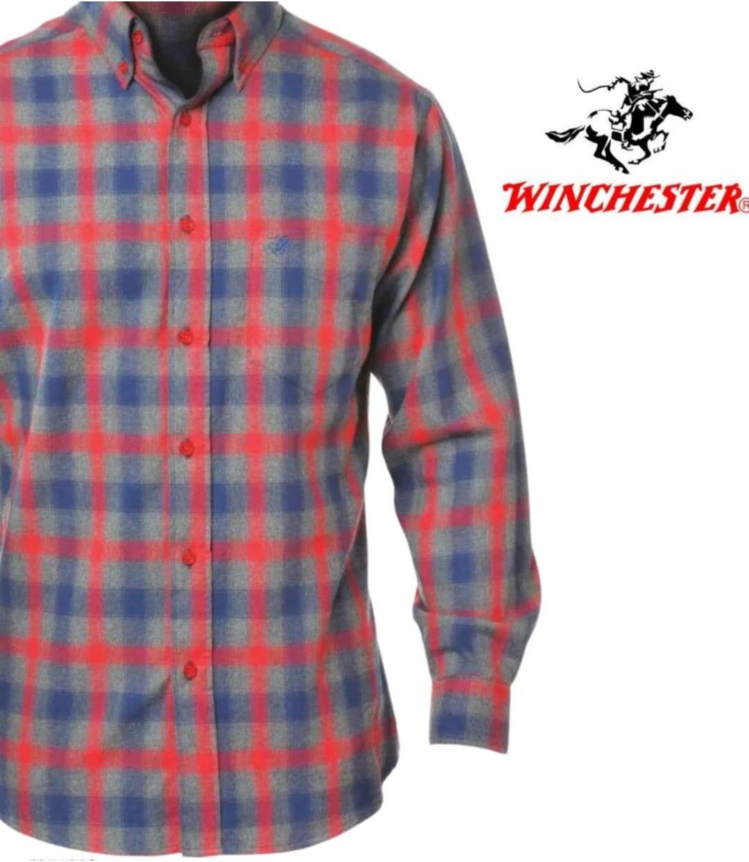 Chemise à carreaux homme WINCHESTER TARGET à carreaux gris : le confort thermique du pur coton gratté-4