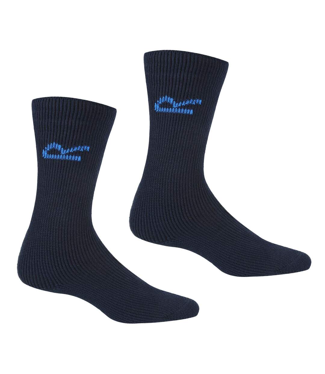 Regatta Great Outdoors Mens Loop Thermal Socks (Pack Of 5) (Navy) - UTRG792-3