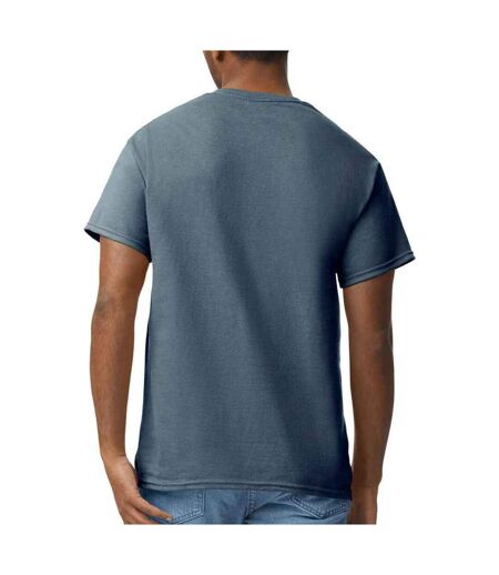 T-shirt homme bleu marine chiné Gildan