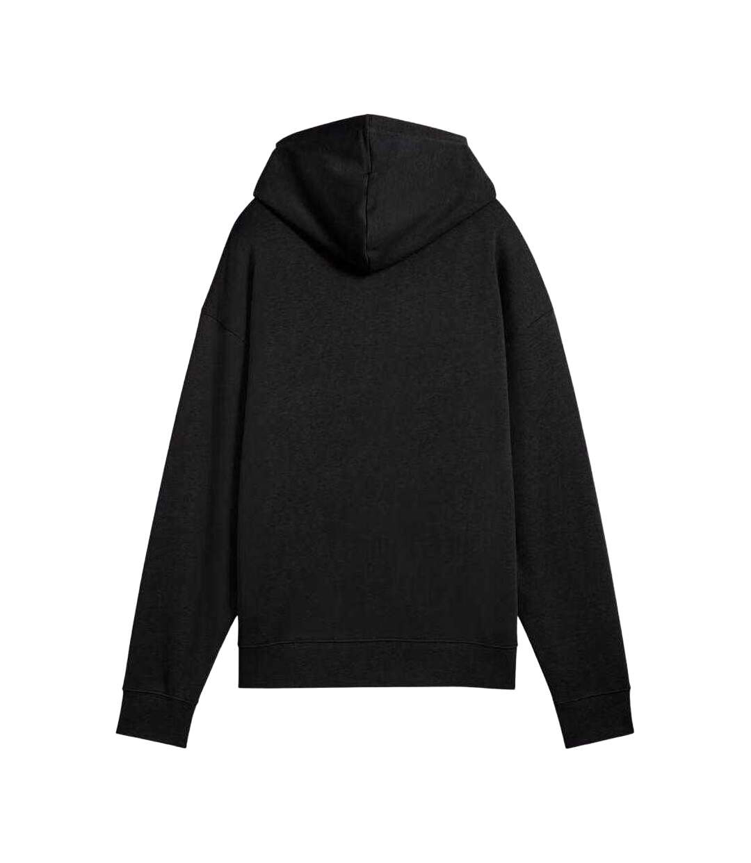 Sweat À Capuche Style Texte Ess Femme Noir Puma-3