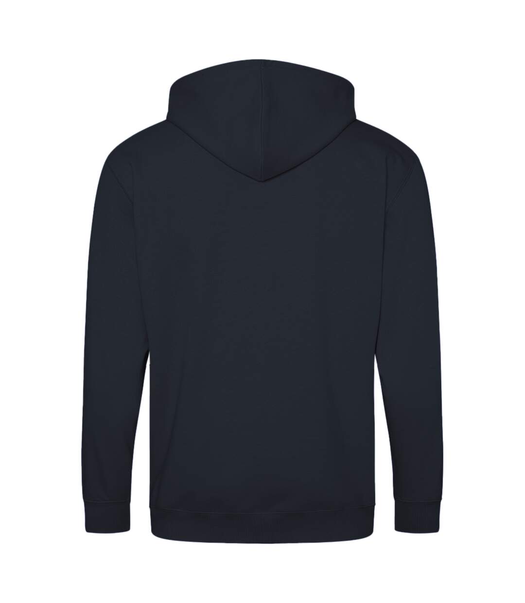 Sweatshirt à capuche et fermeture zippée homme bleu marine oxford Awdis