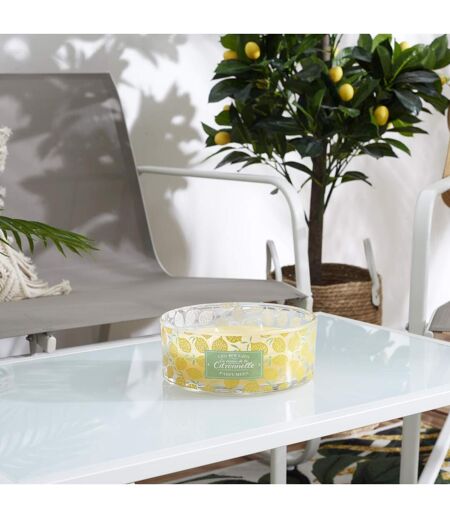 Lot de 3 bougies parfumées à la citronnelle collection LIMONE 3 pièces