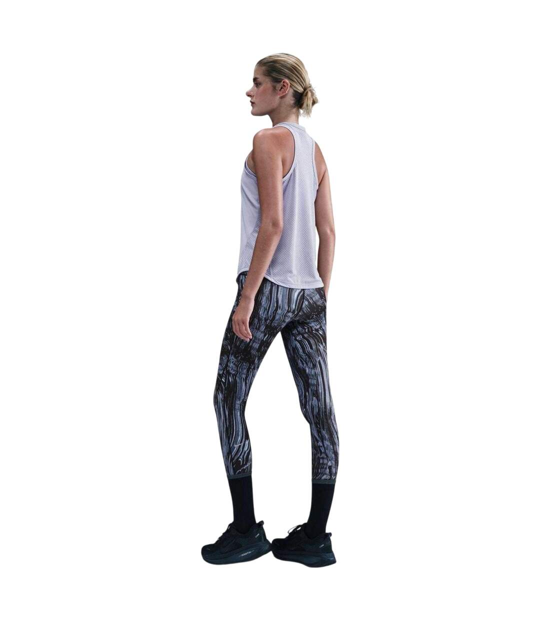Collant Motif/style Marbré Swift Femme Bleu Indigo Nike-3