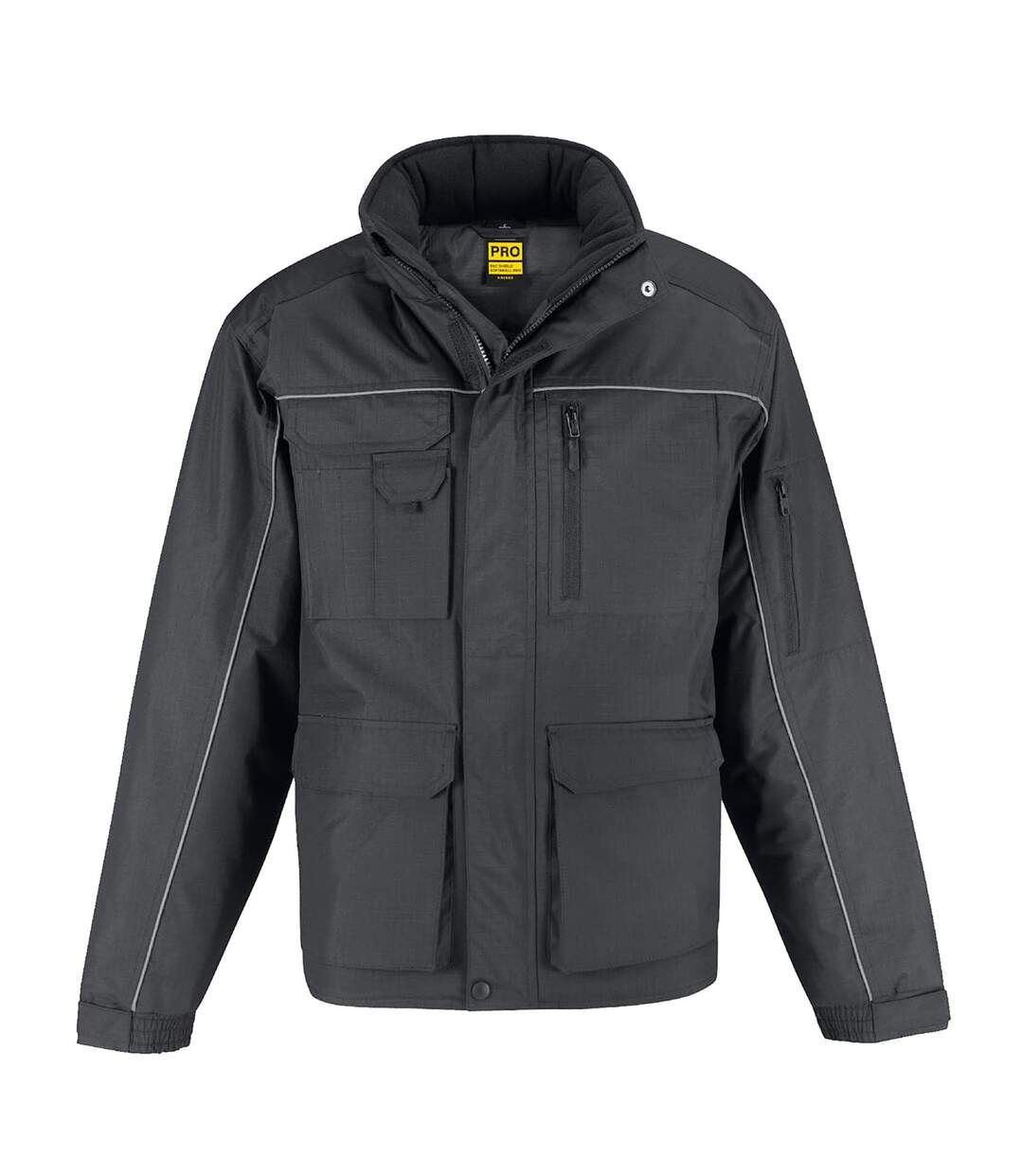 Veste Shelter Pro Homme Gris Foncé B&C-1
