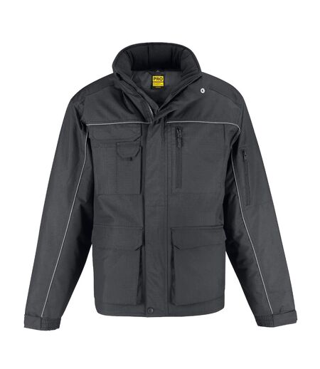 Veste Shelter Pro Homme Gris Foncé B&C