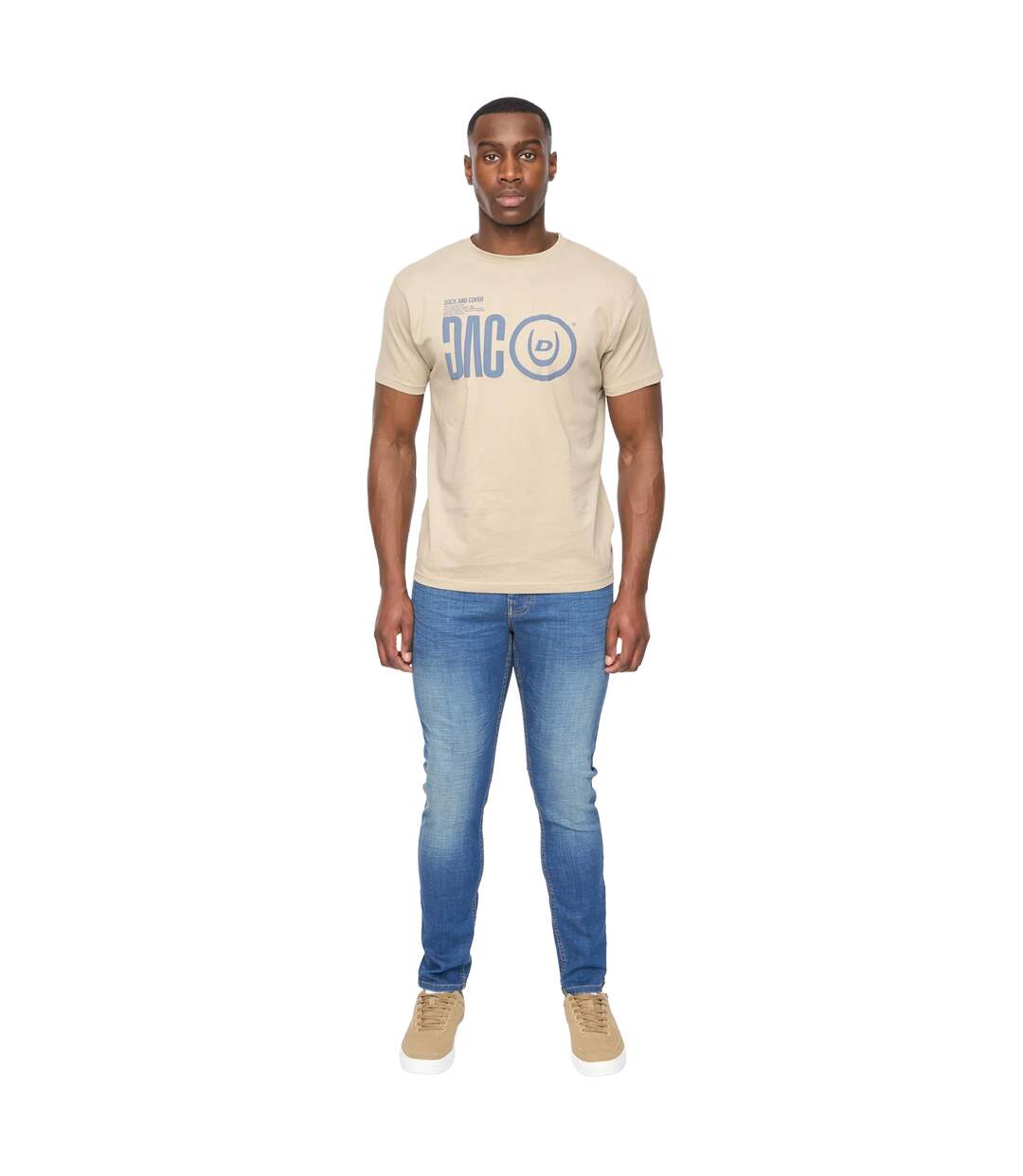 Mens dacstee t-shirt light sage Duck and Cover-3