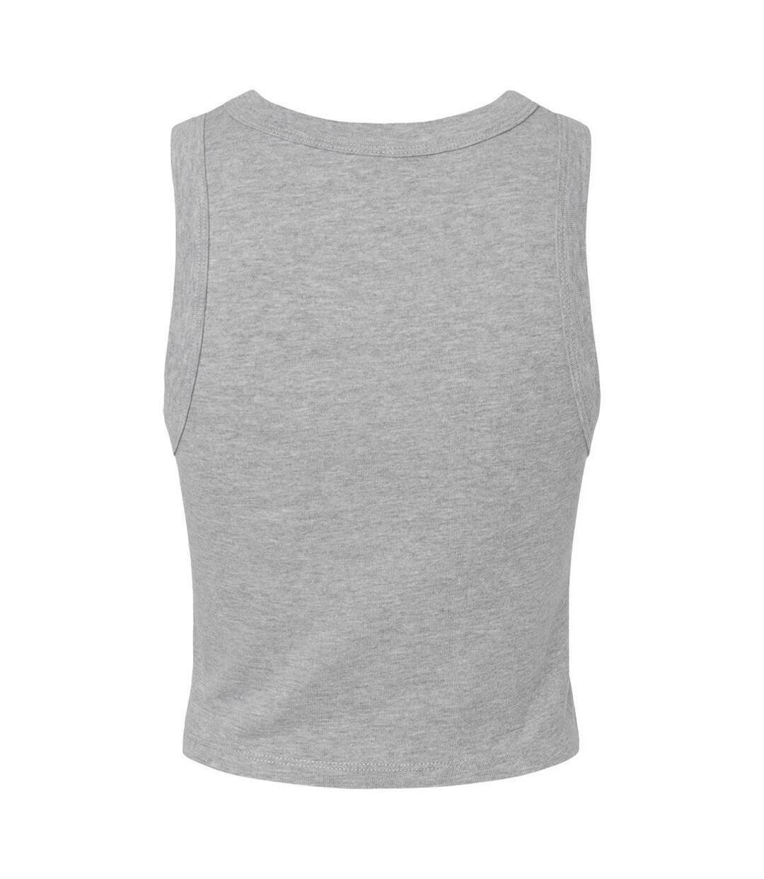 Débardeur Femme Gris Clair Chiné Bella + Canvas-2