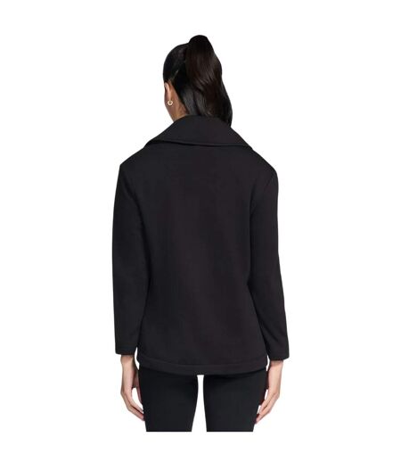 Womens/ladies Go Snuggle Jacket Black Skechers