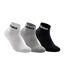 Lot de 3 paires de chaussettes blanches/noires/grises homme adidas ankle-2