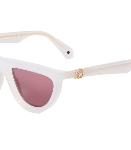 Lunettes De Soleil Motif/style Œil De Chat Off Jasper Taille Unique Gris Bordeaux Off White