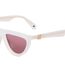 Lunettes De Soleil Motif/style Œil De Chat Off Jasper Taille Unique Gris Bordeaux Off White-3