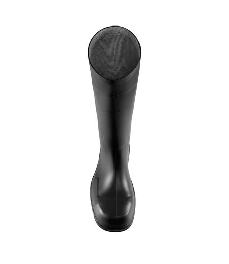 Unisex adult work-it safety wellington boots black Dunlop