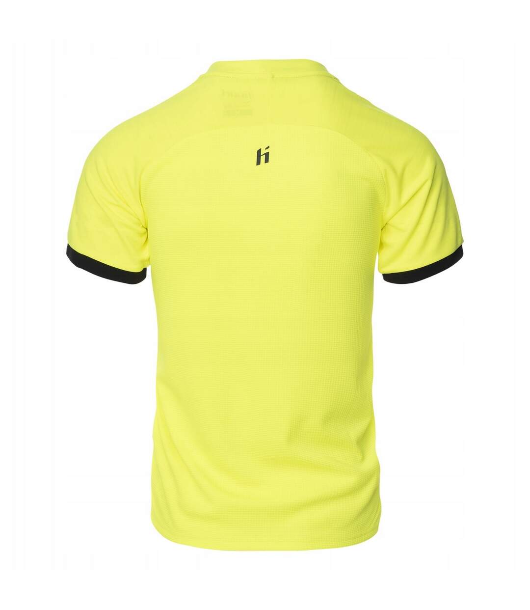 T-shirt Manches Courtes Rosario Homme Jaune Fluo Noir Huari-3