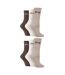 Lot de 6 chaussettes de randonnée en coton respirant pour femme-3