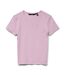 T-shirt rose femme vero moda chloe - l-3