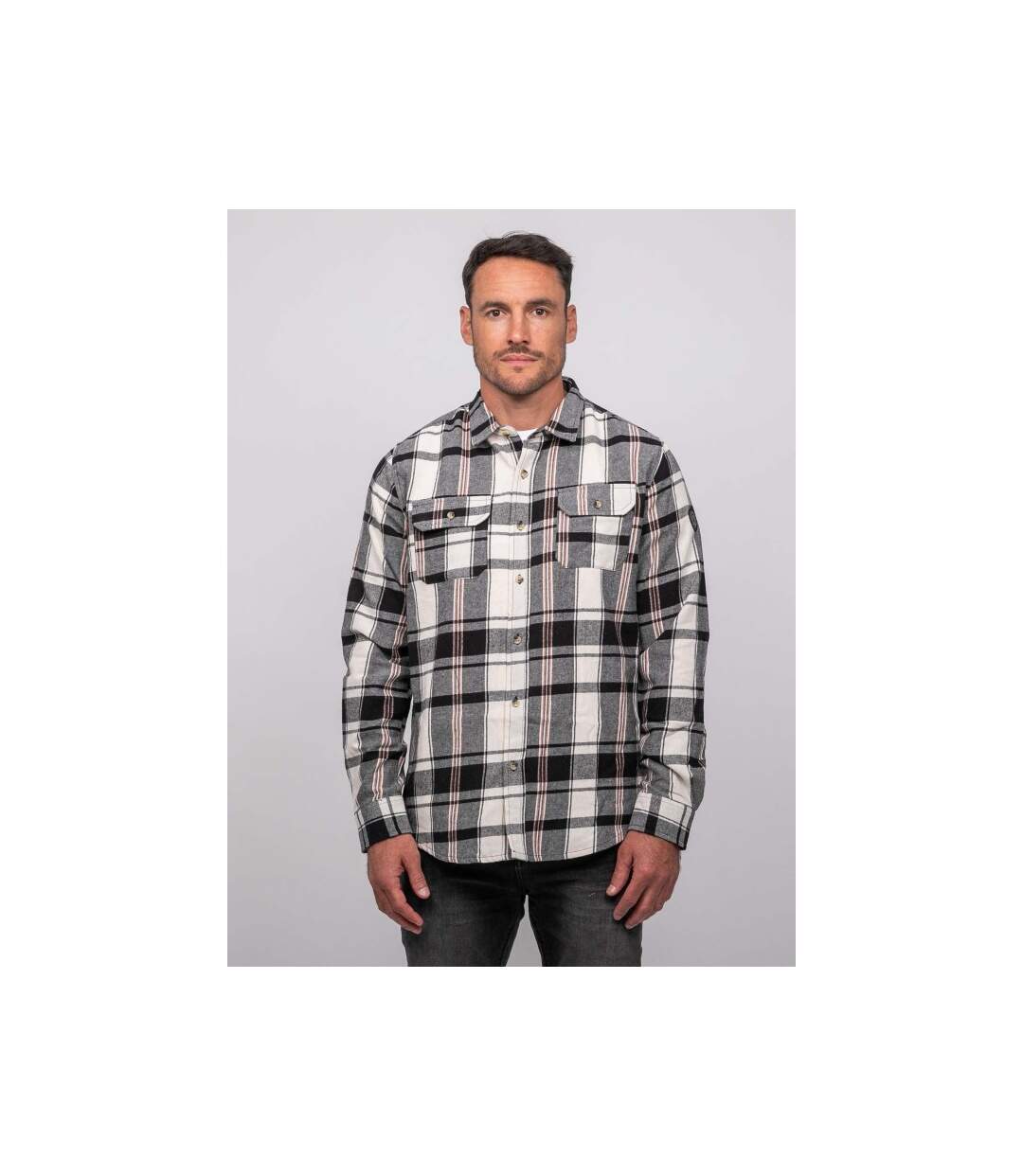 Chemise manches longues carreaux TOXFEAT-1