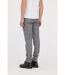 Pantalon chino NEILS Gris / Bordeaux L32-3