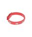 Collier Fantaisie pour Chien Os 55cm Rouge